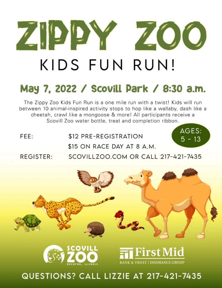 ZIPPY ZOO DAY WITH MOM & ZIPPY ZOO KIDS FUN RUN | Decatur Radio